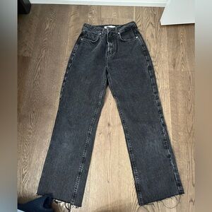 zara jeans black